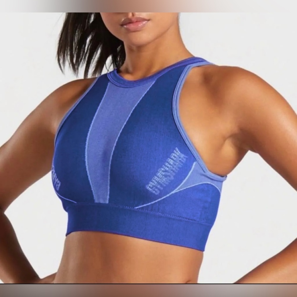 Gymshark Purple Turbo Sports Bra women’s size Medium